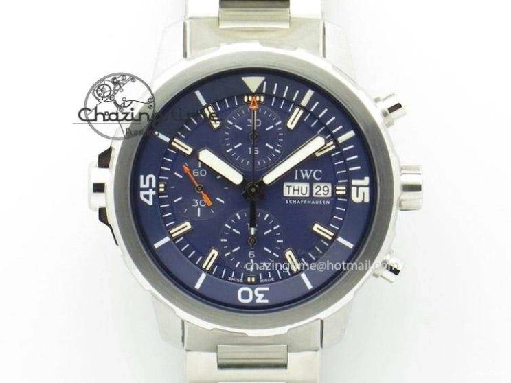 MIROTIME 0501 WellDesigned Aquatimer Automatic SS RSF 1:1 Best Edition Blue Dial on Blue Rubber Strap A 7057